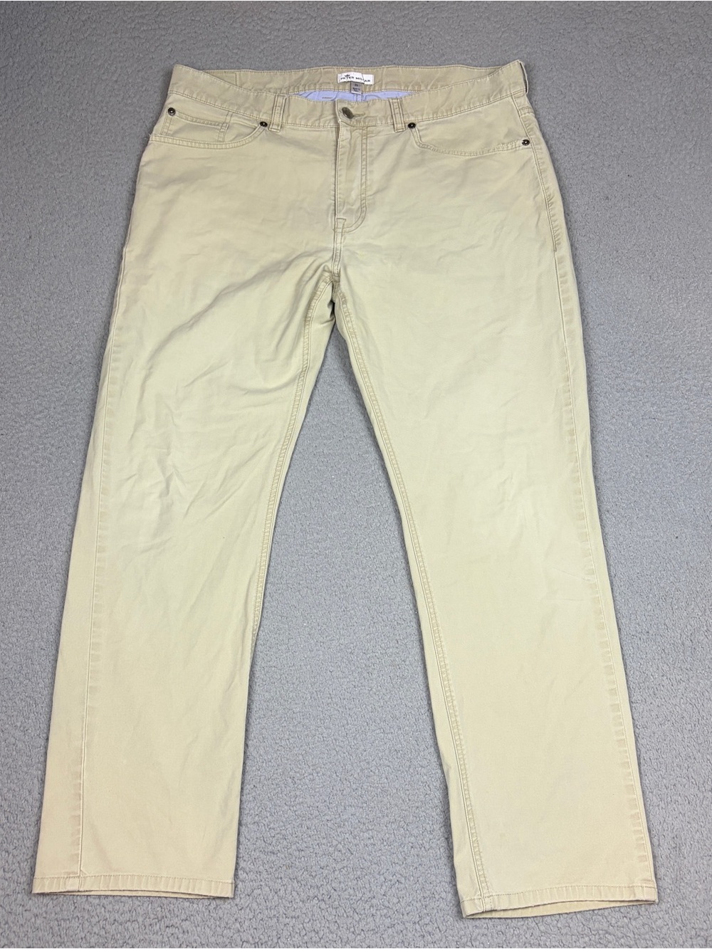 Peter Millar Pants Men's 36x29 Khaki Chinos in Light Tan 5 Pocket